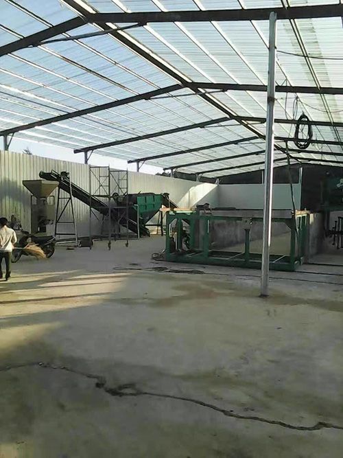 湖南客戶有機肥生產設備調試現場圖6