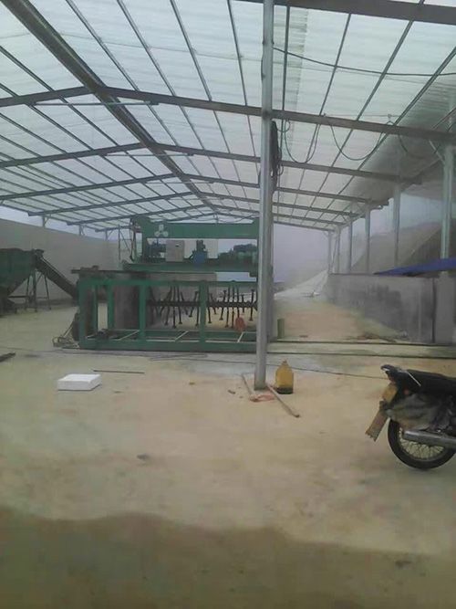 湖南客戶有機肥生產設備調試現場圖1